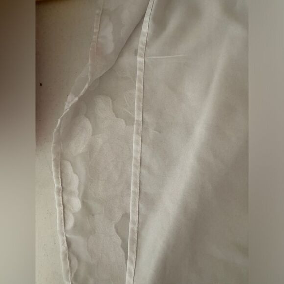 Womens 3 4 Bell Sleeve Blouse Summer Crewneck Lace Floral Textured Babydoll - Picture 9 of 11